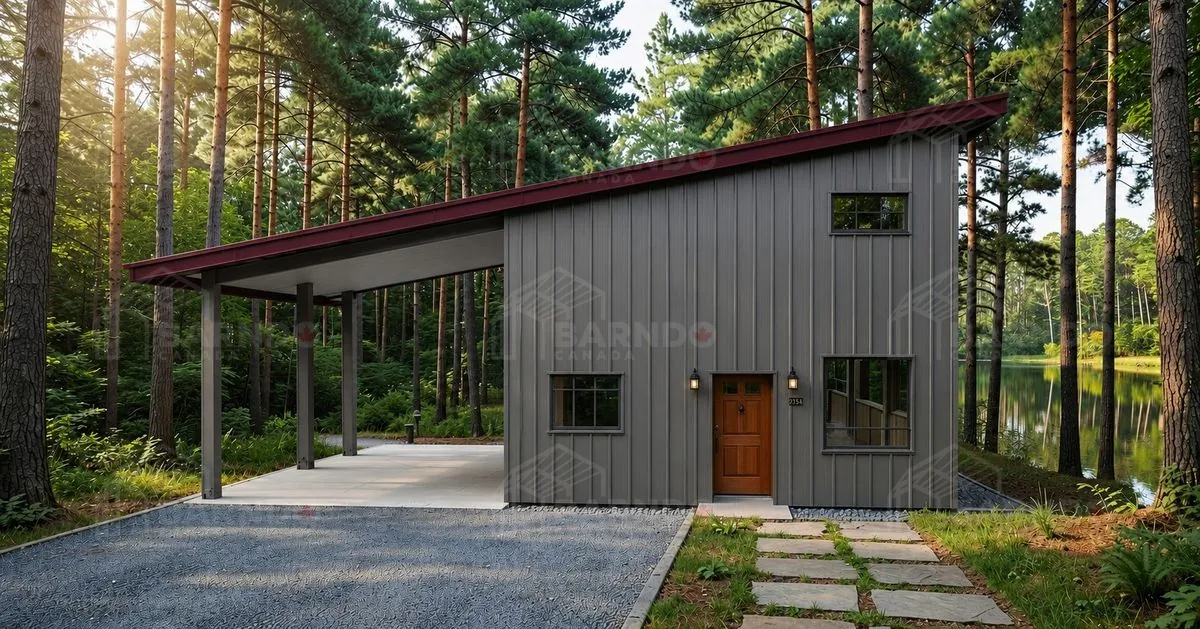 Whitefish, Ontario 1720 square foot Mono Slope With Canopy Cover