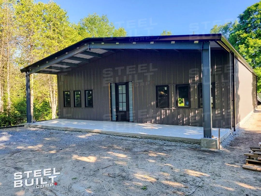 40x70x12', Steel Garage Workshop, East Gwillimbury, Ontario.