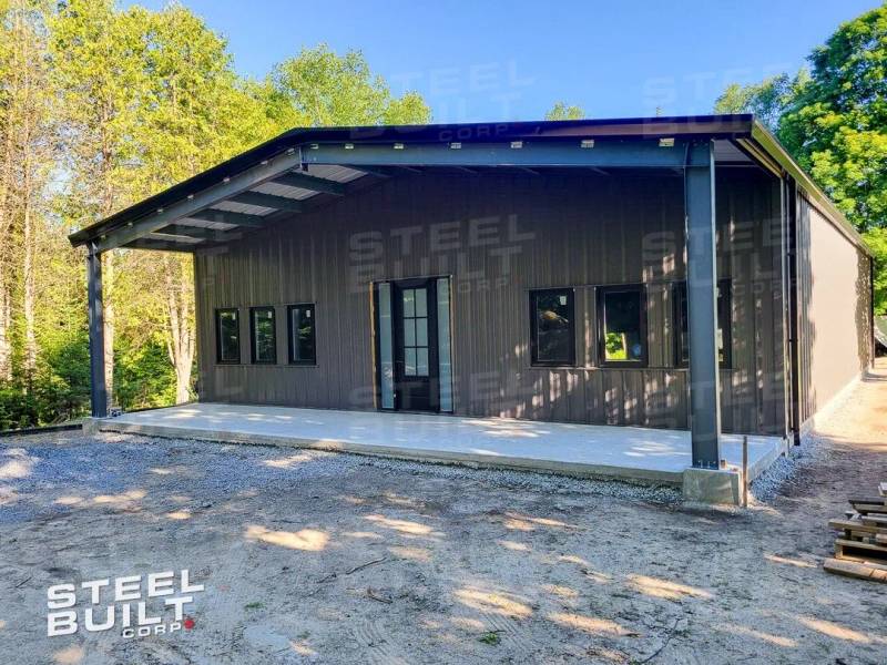 40x70x12', Steel Garage Workshop, East Gwillimbury, Ontario.