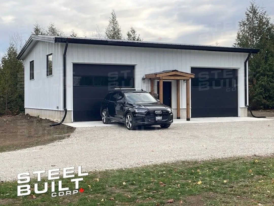 30x40x14', Steel garage, Priceville, Ontario.
